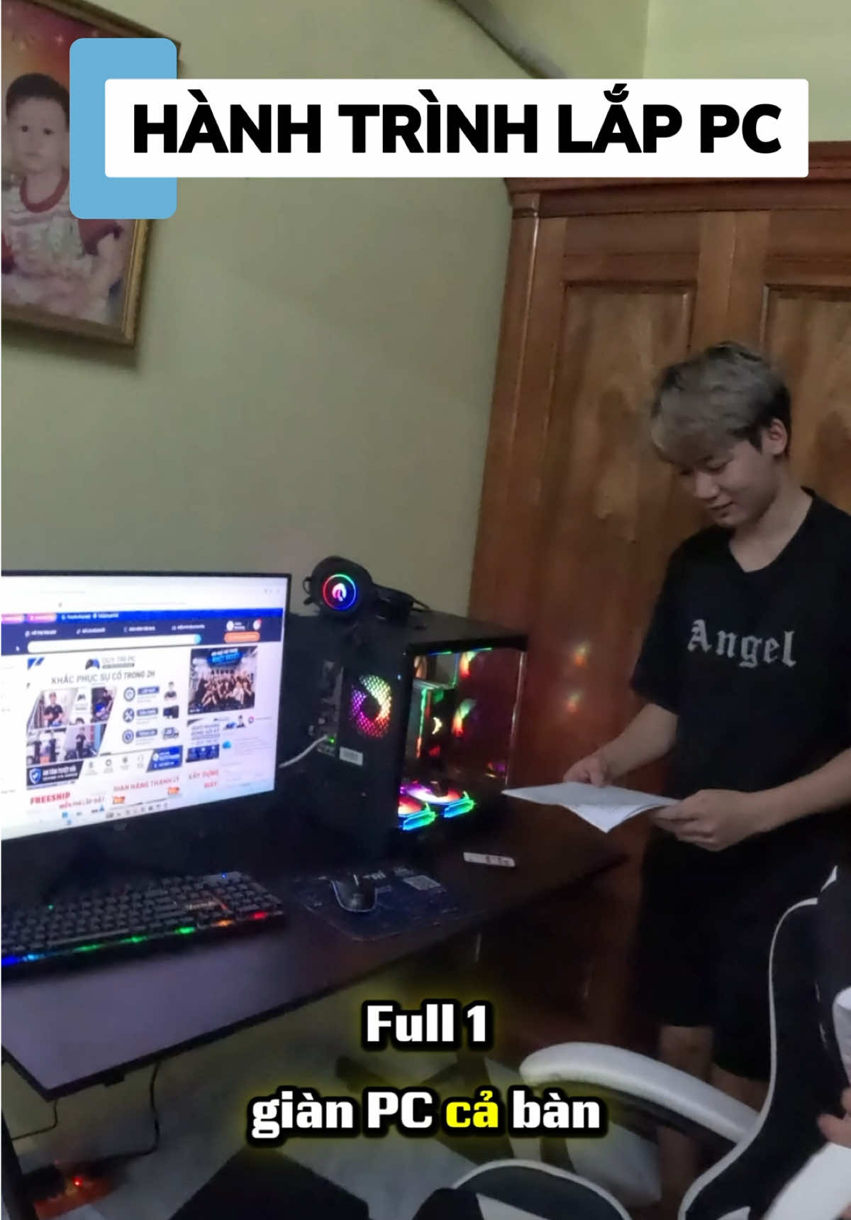 Trọn Bộ PC Bể Cá Gaming i5 14400F RTX 4060 – Lắp Đặt Tận Nơi | Duy Trí PC
